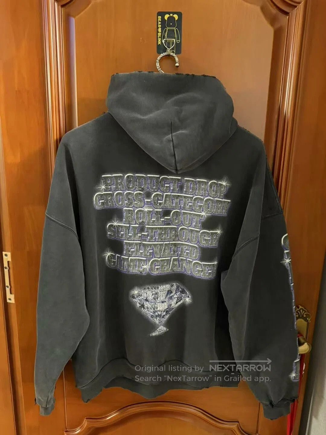 Balenciaga balenciaga diamond print hoodie with hood. Size US S / EU 44-46 / 1 - 2 Thumbnail