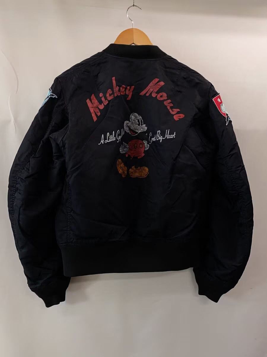 Avirex Avirex Disney Plain Nylon Flight Jacket Black Size US M / EU 48-50 / 2 - 2 Thumbnail