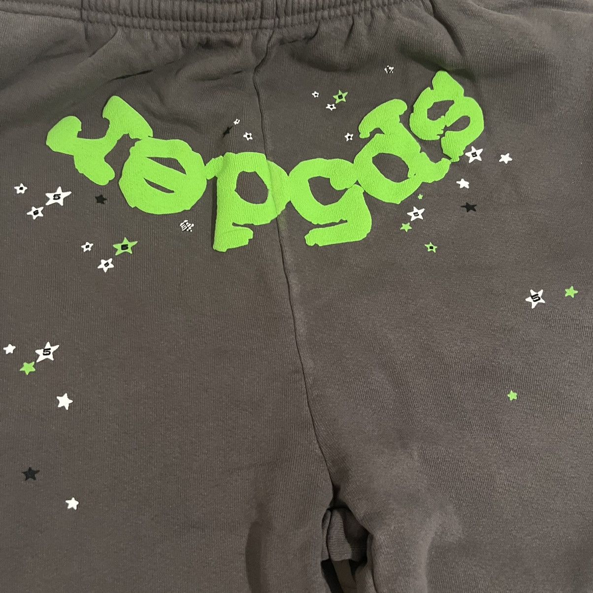 Sp5der Young Thug SP5DER WAIT WEB SWEATPANTS SIZE X-LARGE Size US 38 / EU 54 - 4 Thumbnail