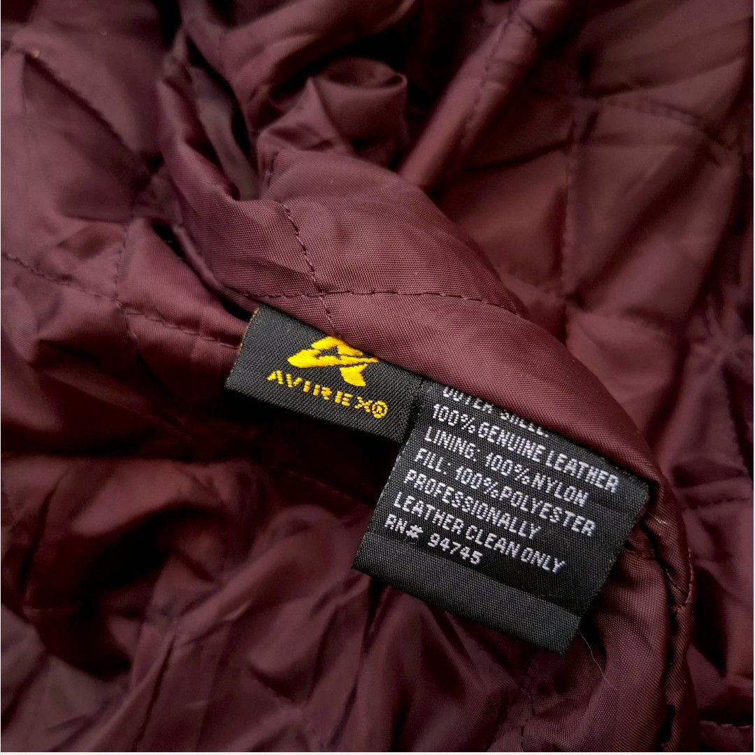 Avirex Authentic Avirex Tuskegee Airmen varsity leather-fashionella Size US L / EU 52-54 / 3 - 8 Thumbnail