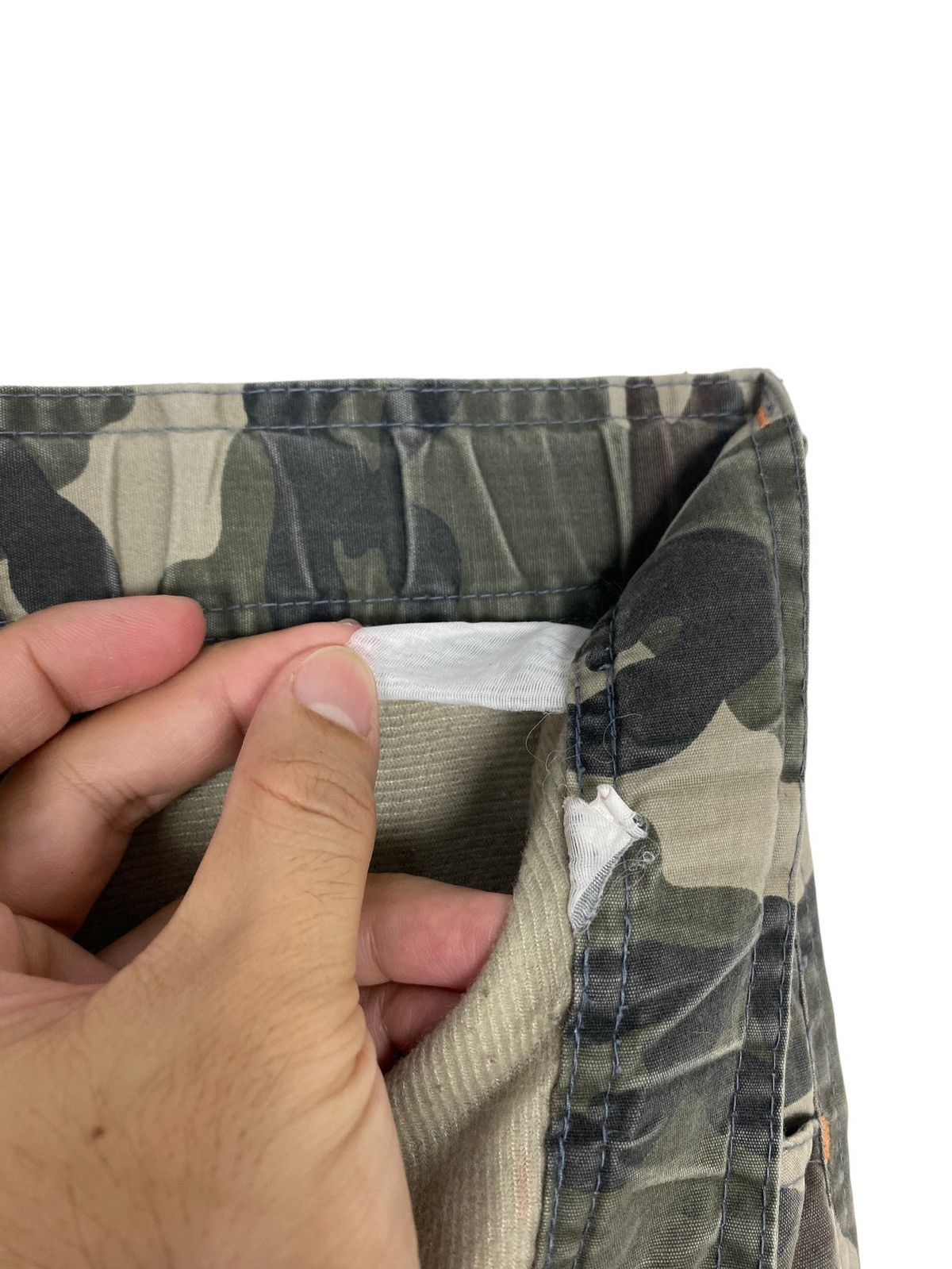 Vintage Rare‼️ Vintage Cargo Camouflage Trousers Size US 37 - 10 Thumbnail