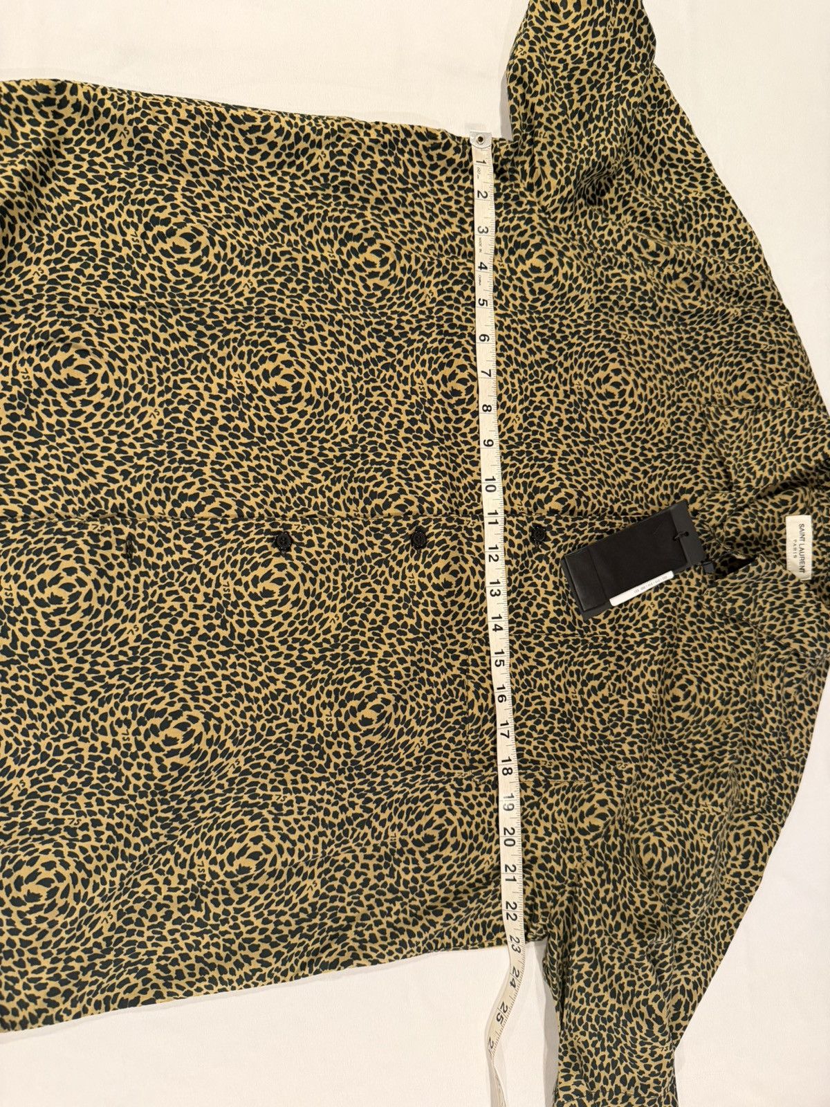 Saint Laurent Paris Saint Laurent men leopard print shirt.XXL. $890 Size US XXL / EU 58 / 5 - 8 Thumbnail