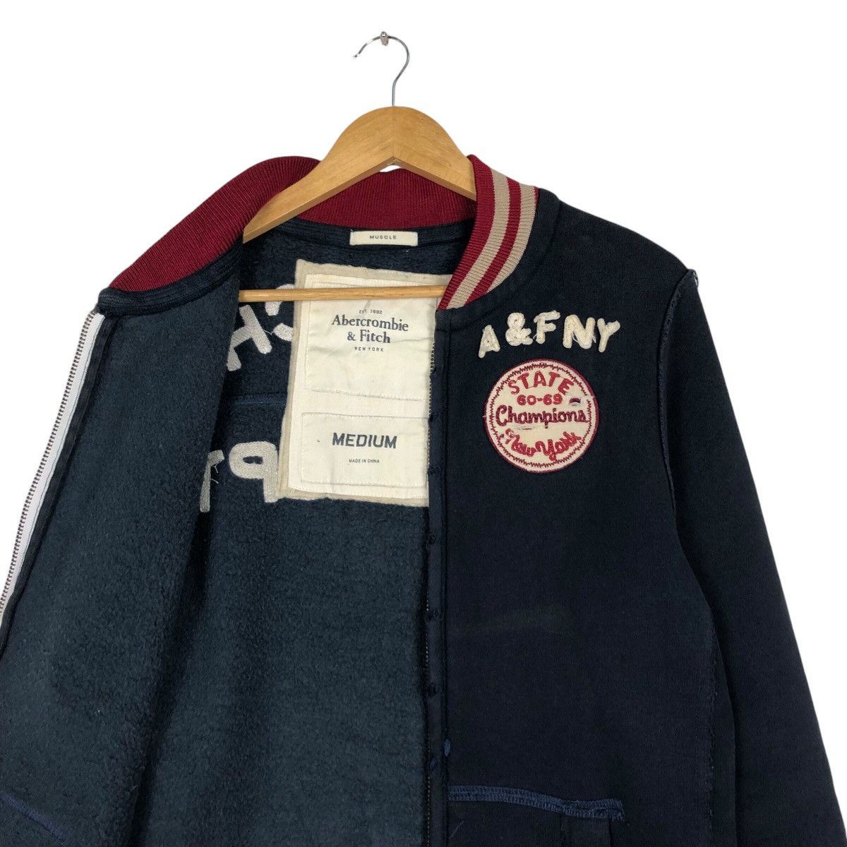 Abercrombie & Fitch × Japanese Brand Abercrombie & Fitch Sweater Jacket Rare Streetwear Size US M / EU 48-50 / 2 - 10 Thumbnail