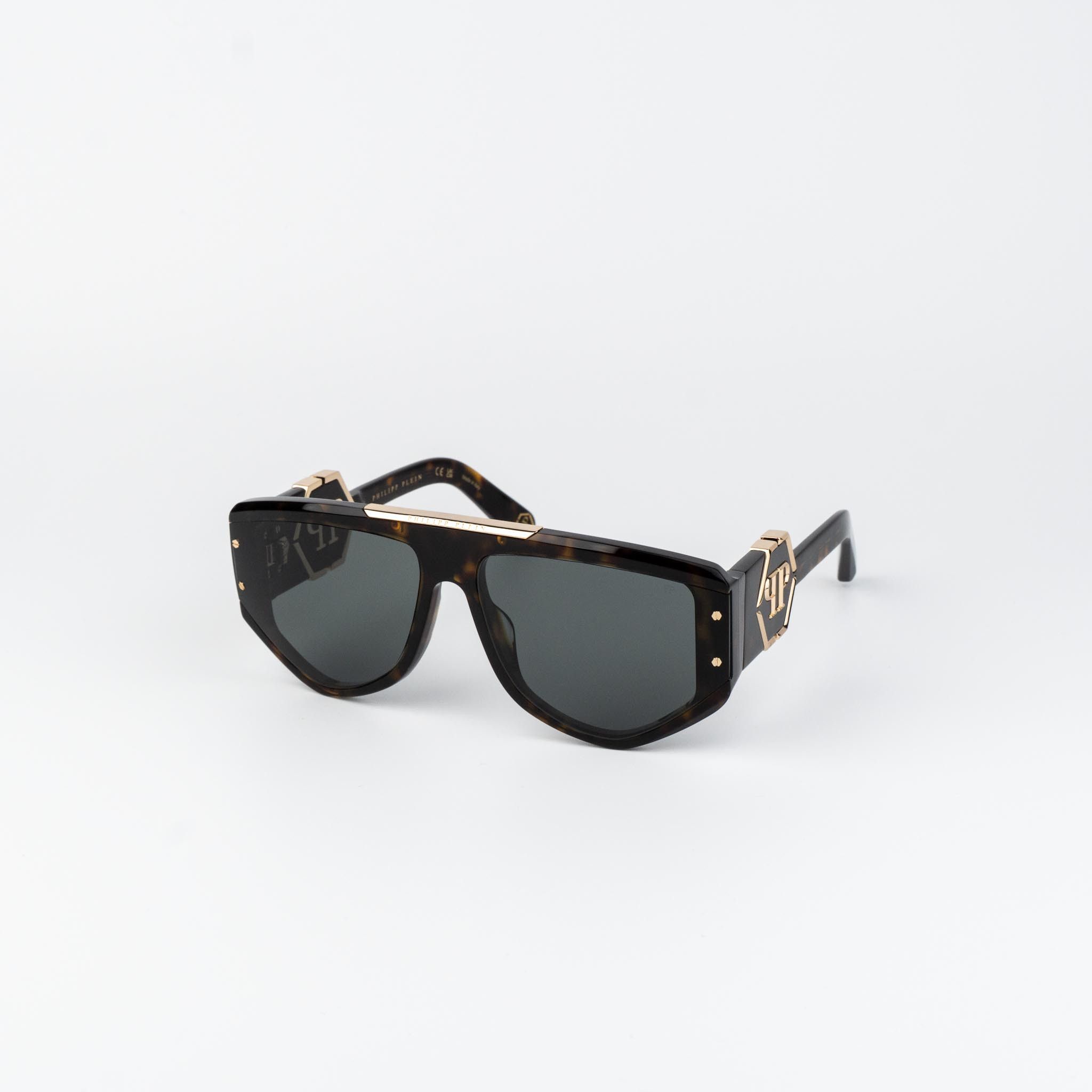 Philipp Plein Philipp Plein Men Sunglasses Mask SPP093M 0722 NEW AUTHENTIC Size ONE SIZE - 3 Thumbnail