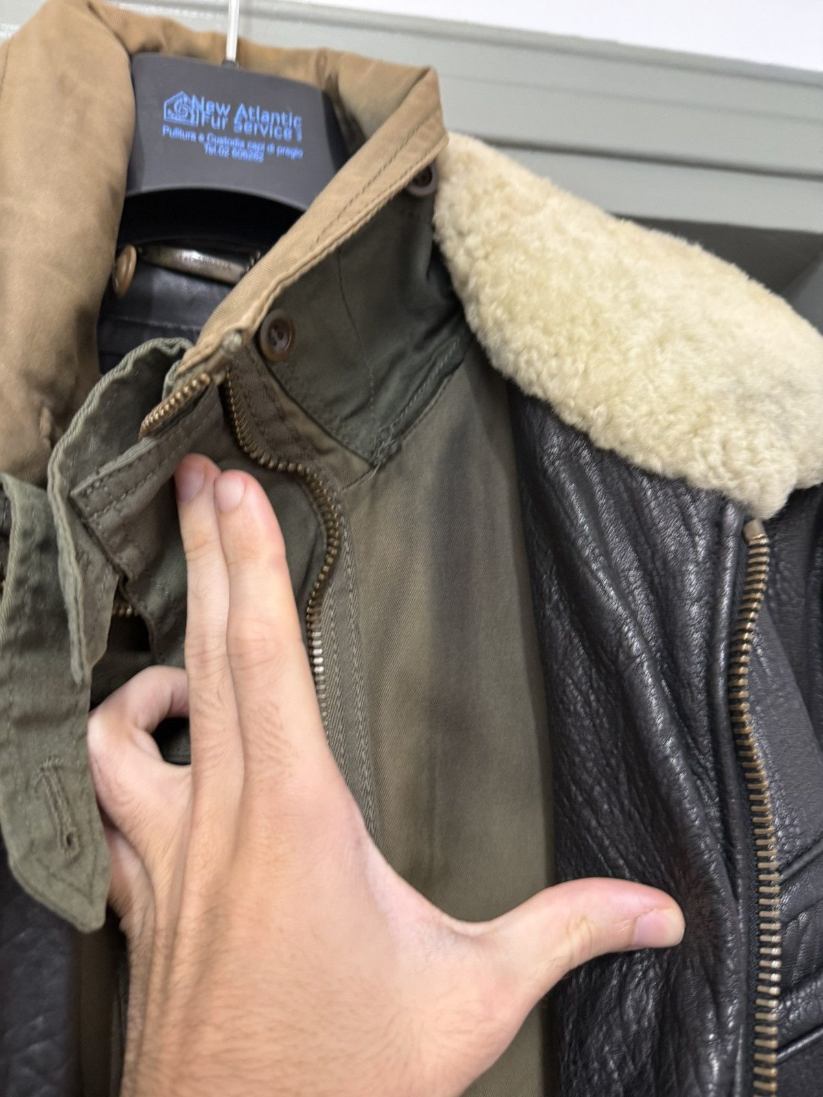 Dolce & Gabbana A/W2005 DOLCE & GABBANA HYBRID MILITARY SHEARLING JACKET Size US M / EU 48-50 / 2 - 3 Thumbnail