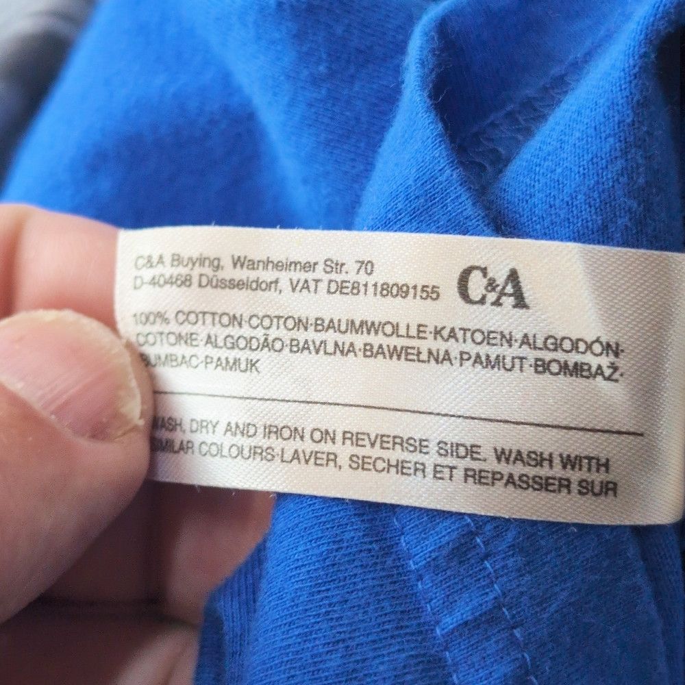 C&A C&A Download Parkour HRLM Sz 182 XL Blue Long Sleeve Shirt Size US XL / EU 56 / 4 - 8 Thumbnail