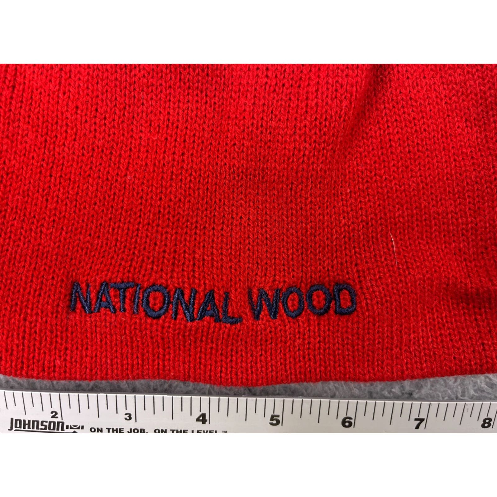 Port & Company Port & Company Beanie Adults One Size Red Knit Acrylic Hat/Cap - Logo Style, Adjustable, Casual Warm Knit Beanie, Men’s Size ONE SIZE - 2 Thumbnail