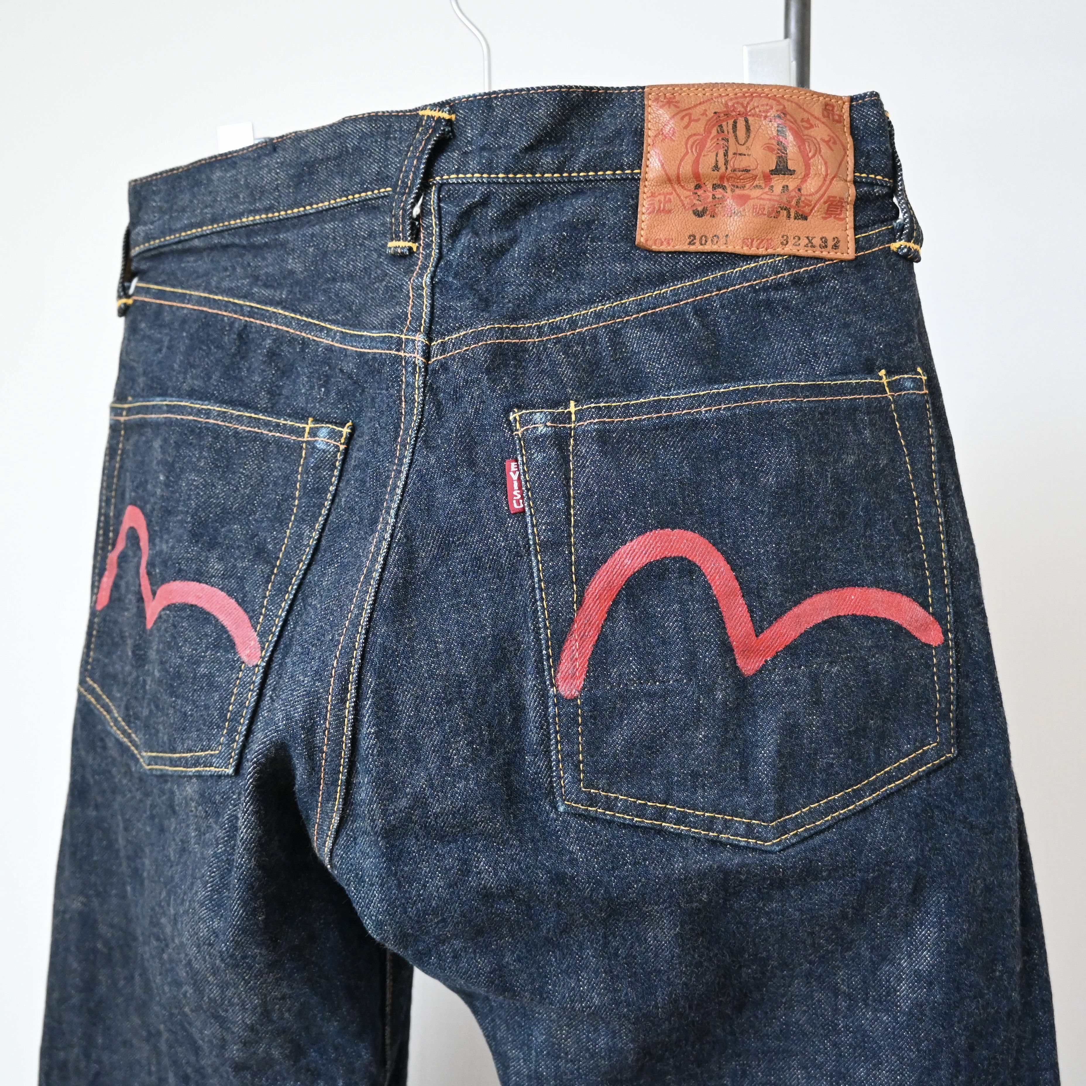 Evisu EXCELLENT, EVISU 101 No.1 SPECIAL denim jeans, made in Japan Size US 30 / EU 46 - 5 Thumbnail