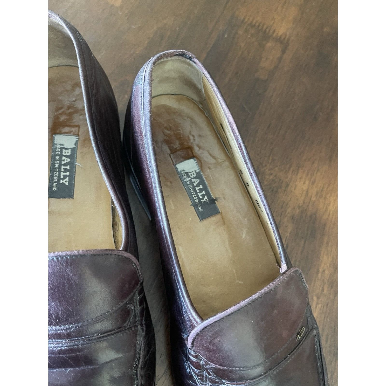 Bally Bally Made in Switzerland Leather Dress Loafers Shoes Brown Size US 9 / EU 42 - 13 Thumbnail