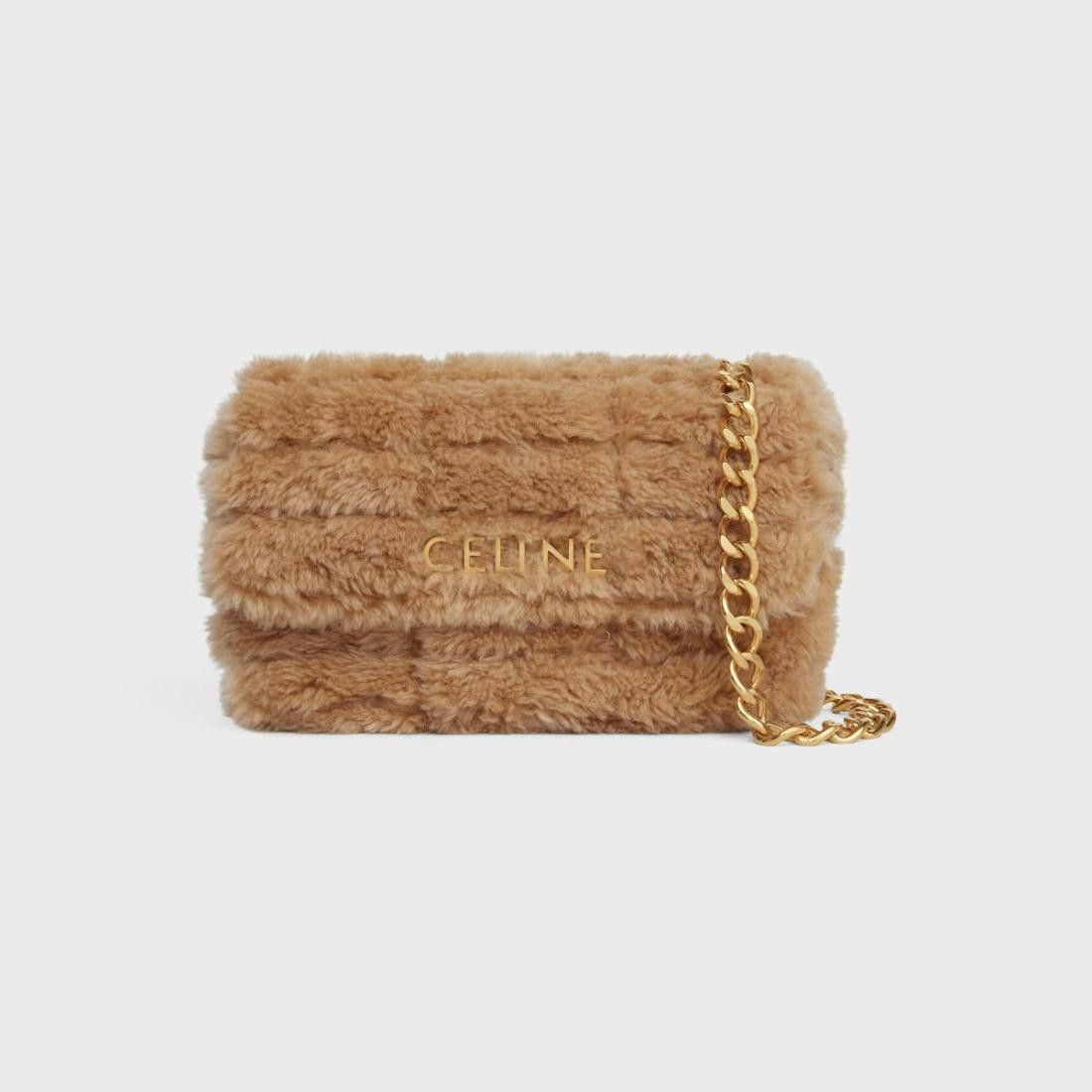 Celine o1w1db10125 111273EPZ Size: OS / Shearling Shoulder Bag Size ONE SIZE - 1 Thumbnail