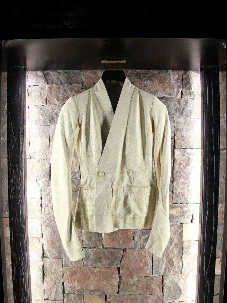 Rick Owens Rick Owens White Blazer Men 38r Size 38R - 1 Thumbnail