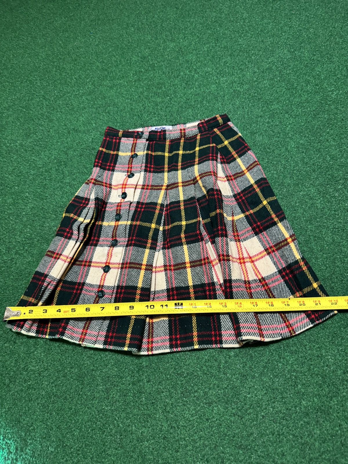 Vintage Bobby Brooks Tartan Plaid Pleated Skirt Kilt Vintage 70s 10 Size 32" / US 10 / IT 46 - 7 Thumbnail
