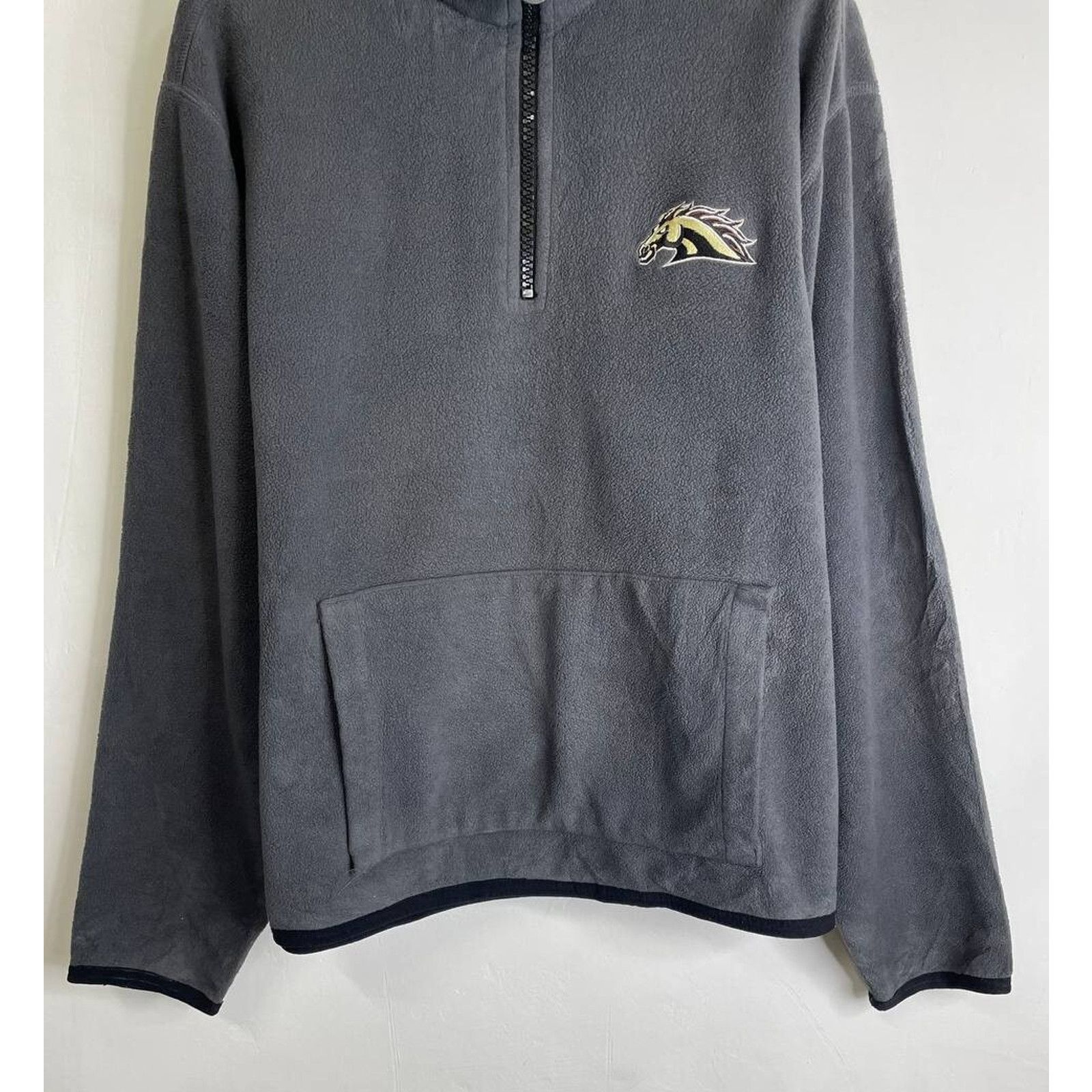 Champion Vintage Champion Broncos Logo Grey Fleece Pullover Size XL Size US XL / EU 56 / 4 - 2 Thumbnail