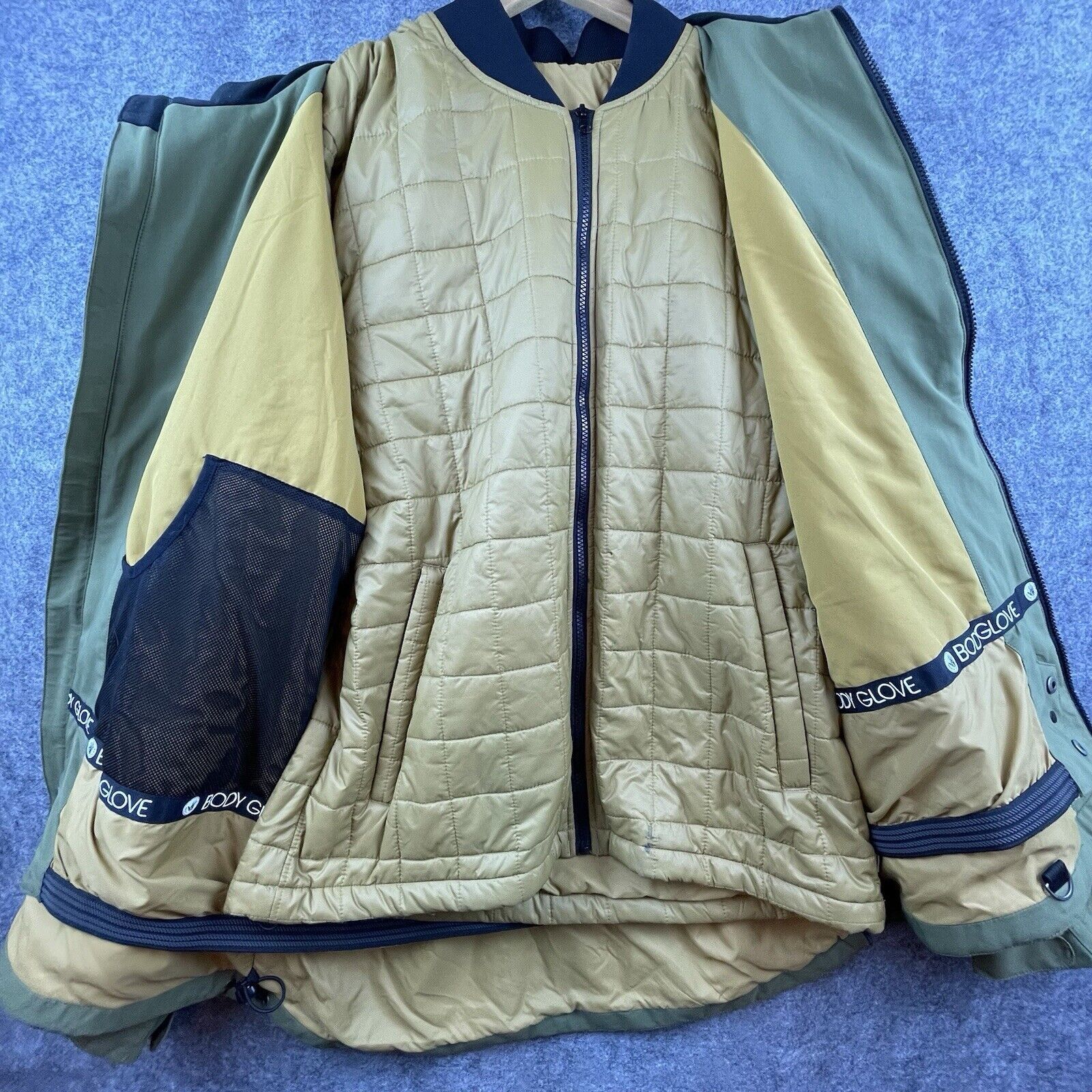 Body Glove Body Glove Ski Jacket Mens XL Olive Removable Lining 3in1 Size US XL / EU 56 / 4 - 4 Thumbnail