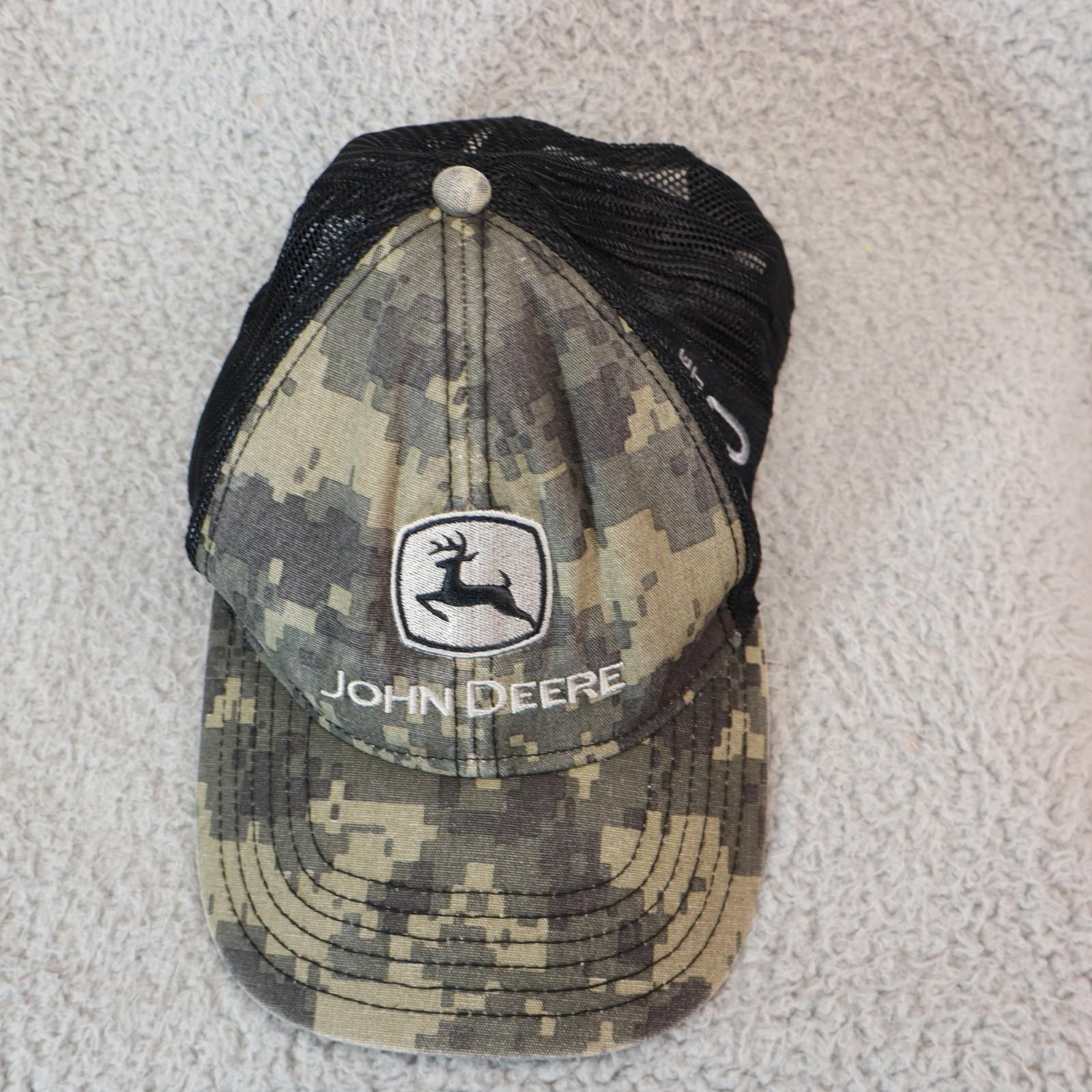 John Deere Men Trucker Hat John Deere Digital Camo Cap Mesh Patch Size ONE SIZE - 3 Thumbnail