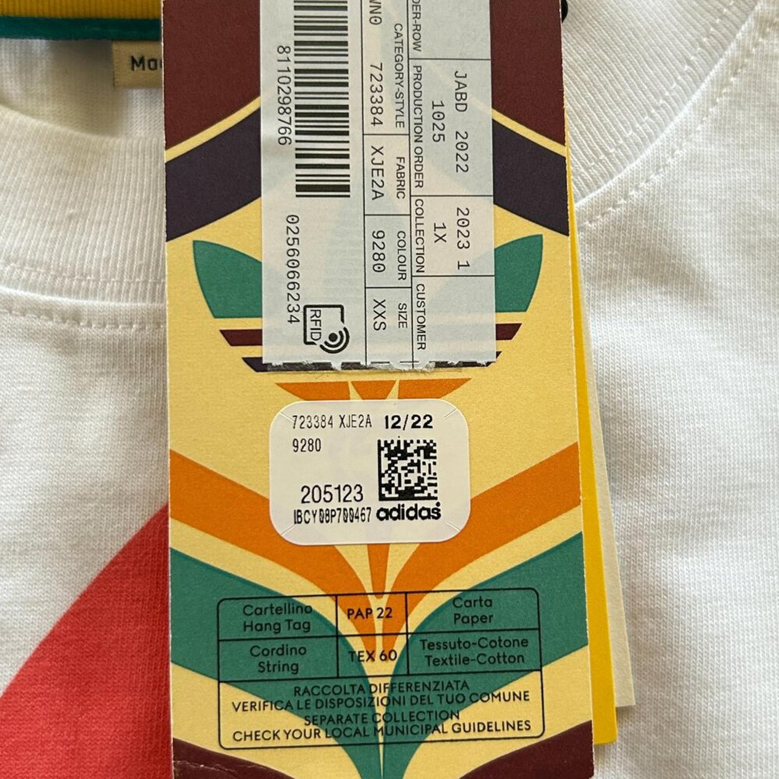 Gucci NWT GUCCI x Adidas T-Shirt Men's Size XXS US0 Cotton Jersey Size XXS / US 00 / IT 34 - 4 Thumbnail