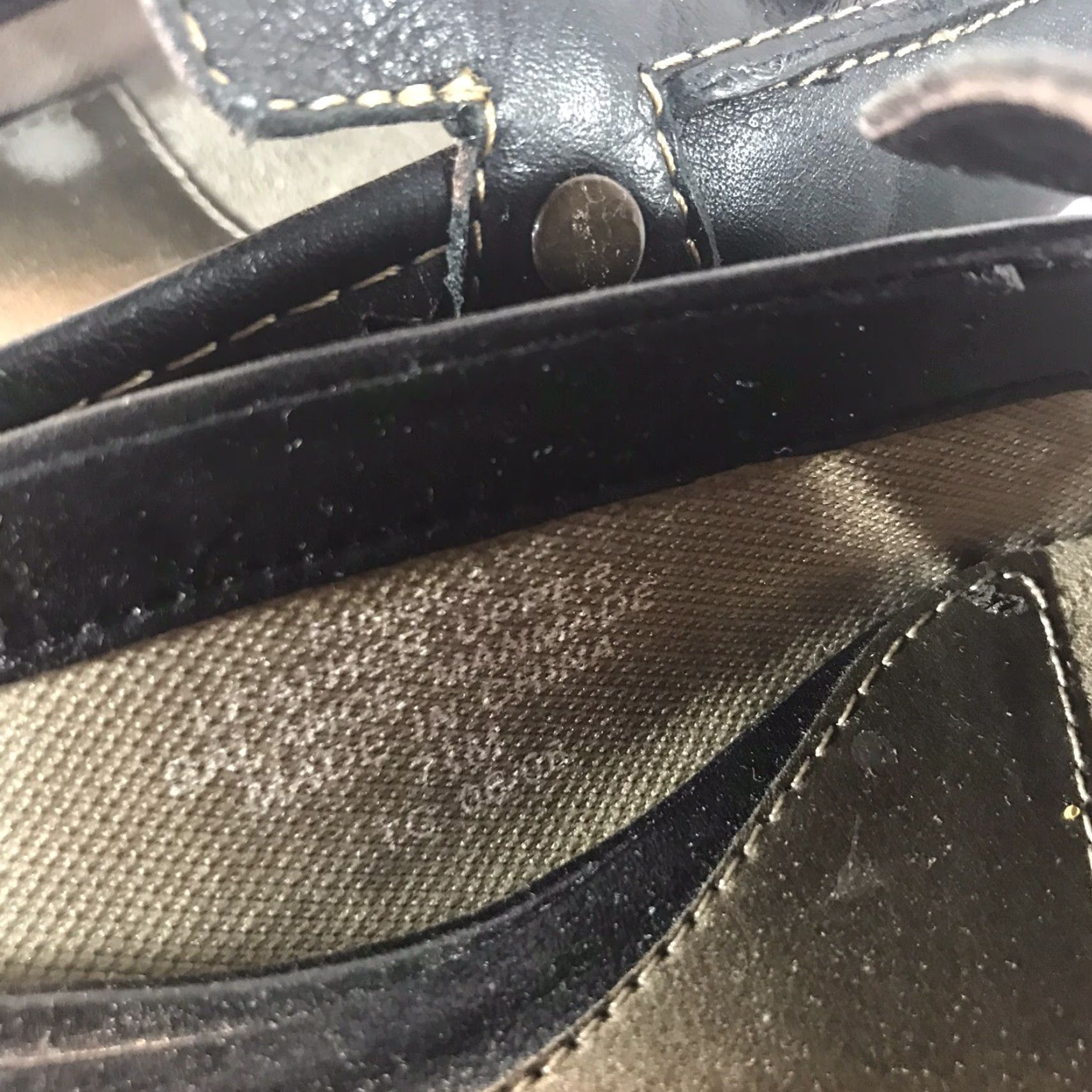 Liz Claiborne Liz Claiborne Flex Finola Black Leather Slide Sandals Womens Size 7.5M Block Heel Casual Size US 8 / IT 38 - 5 Thumbnail