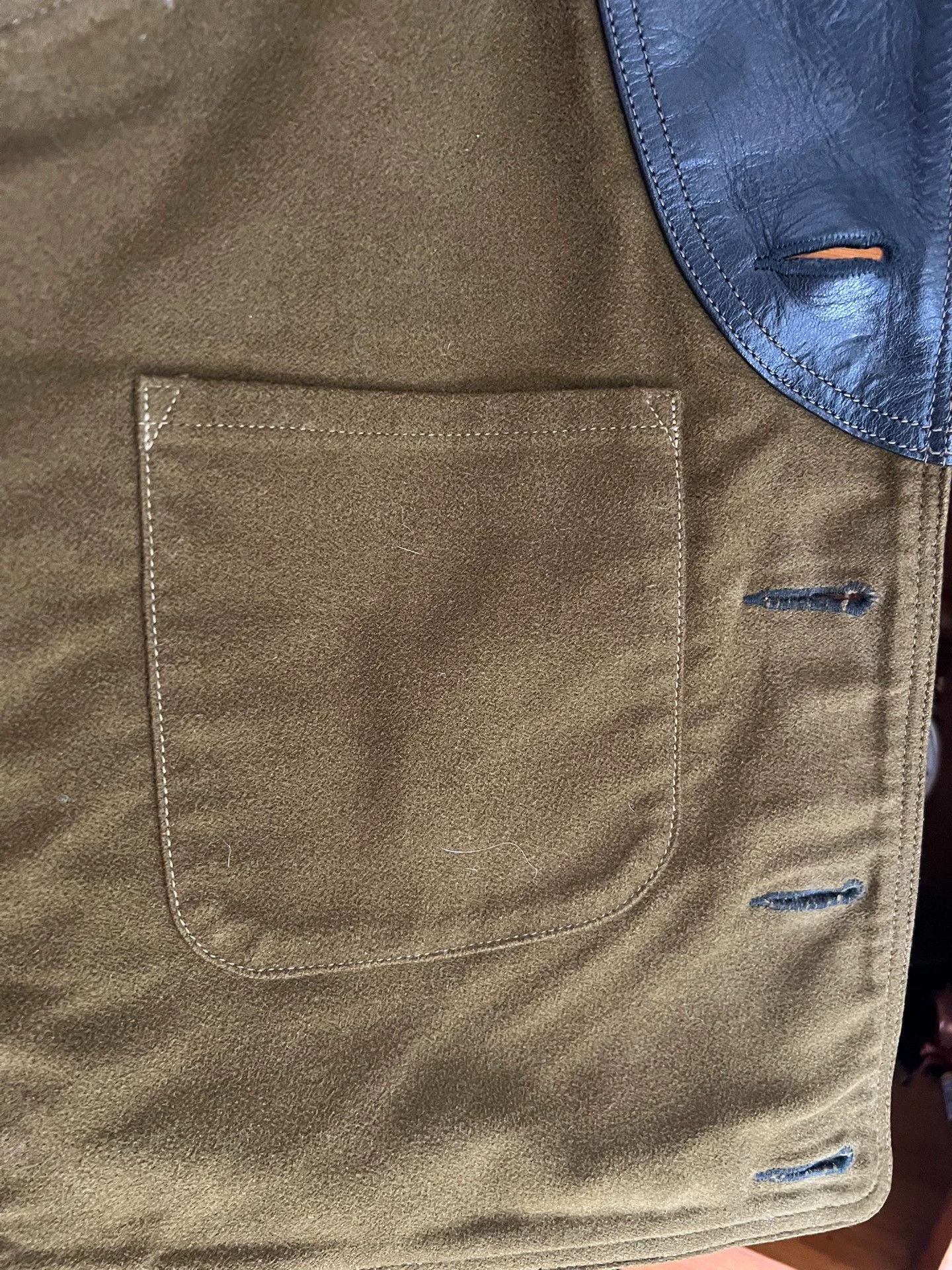 Freewheelers Freewheelers Vintage Black Horsehide Vest 40 (US) Near New Size US XXS / EU 40 - 7 Thumbnail