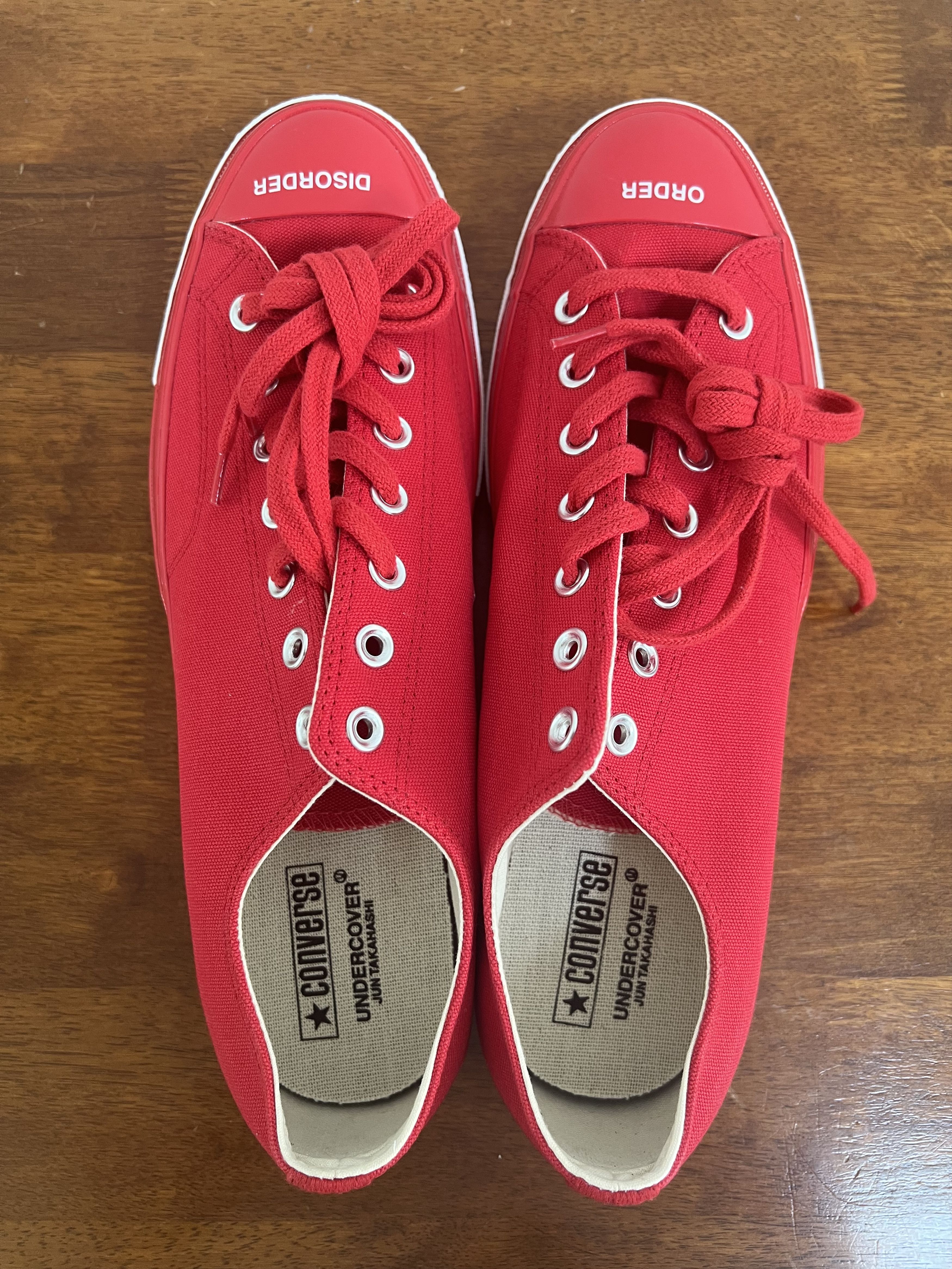 Converse × Undercover 💚 2018 Undercover x Converse Chuck 70 OX Racing Red Size US 12 / EU 45 - 8 Thumbnail