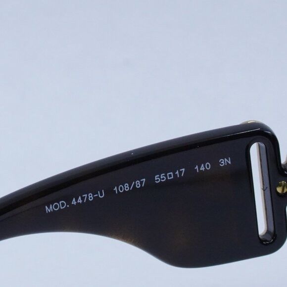 Versace Versace VE4478U 108/87 Sunglasses Havana Square Frame Size ONE SIZE - 5 Thumbnail