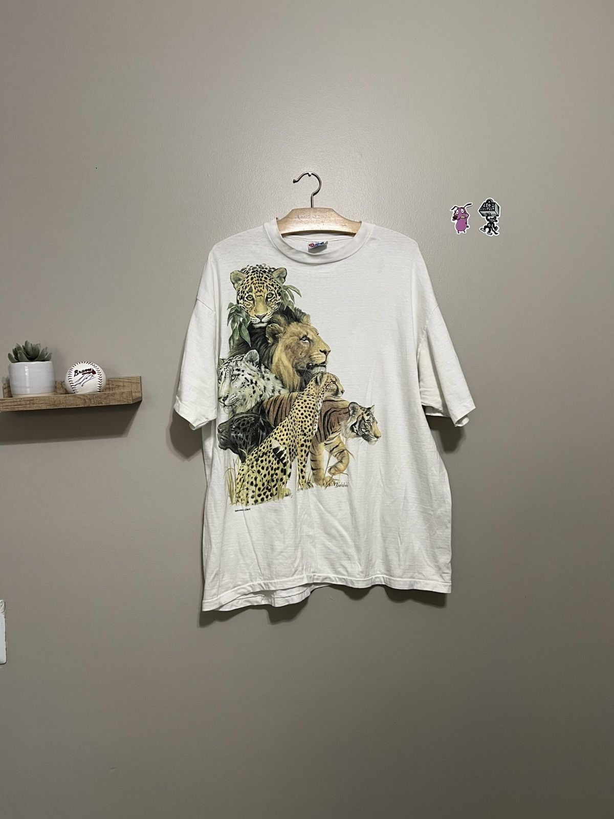 Hanes × Vintage Vintage Hanes Animal Nature tee Size US XL / EU 56 / 4 - 2 Thumbnail