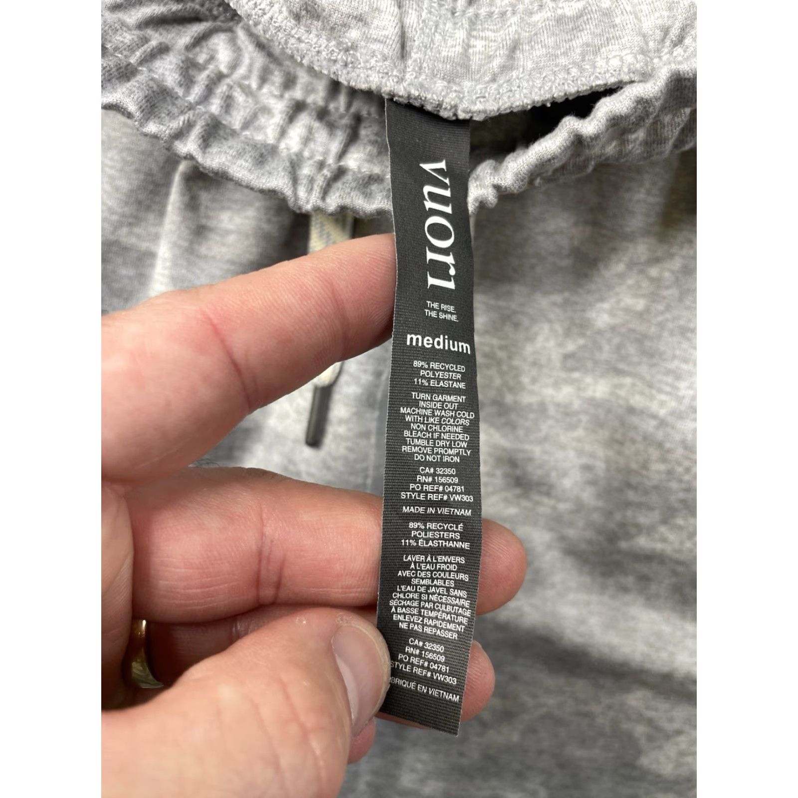 Vuori VUORI Performance DreamKnit Jogger Pants Gray Camo Women’s M Size 32" / US 10 / IT 46 - 5 Thumbnail