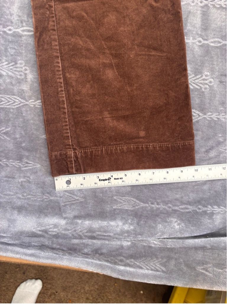 Talbots Women's Talbots Brown Corduroy Pants Size 10 Size 32" / US 10 / IT 46 - 9 Thumbnail