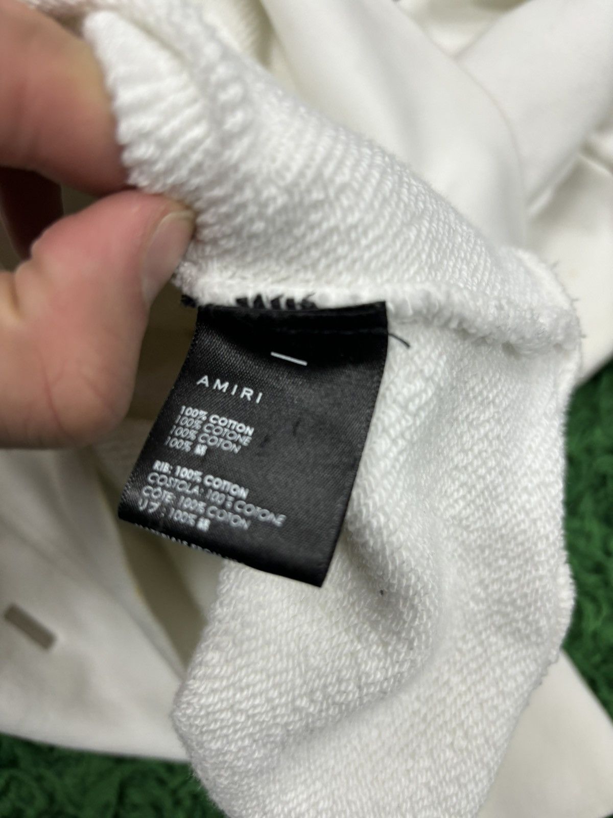 Amiri Amiri white logo hoodie small Size US S / EU 44-46 / 1 - 4 Thumbnail