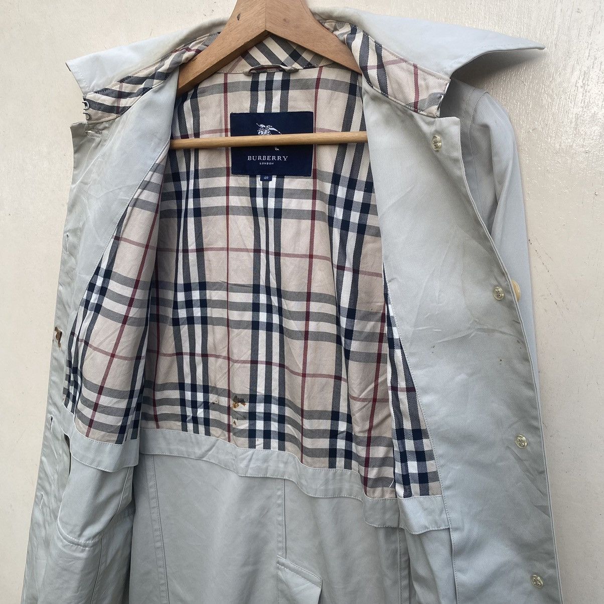 Burberry Burberry Nova Check Trench Coat Parka Size US M / EU 48-50 / 2 - 6 Thumbnail