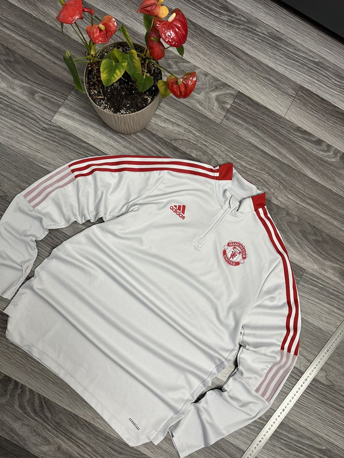 Adidas Adidas Manchester United 2020-2021 Training Top 1/4 zip hype Size US L / EU 52-54 / 3 - 2 Thumbnail
