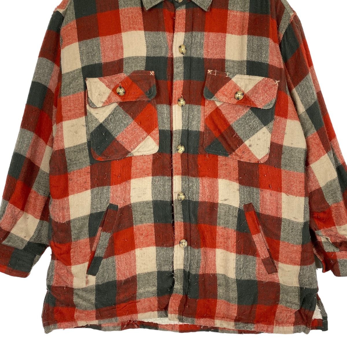 Japanese Brand Vintage Uniqlo Nova Check Sherpa Lining Jacket Size US L / EU 52-54 / 3 - 4 Thumbnail