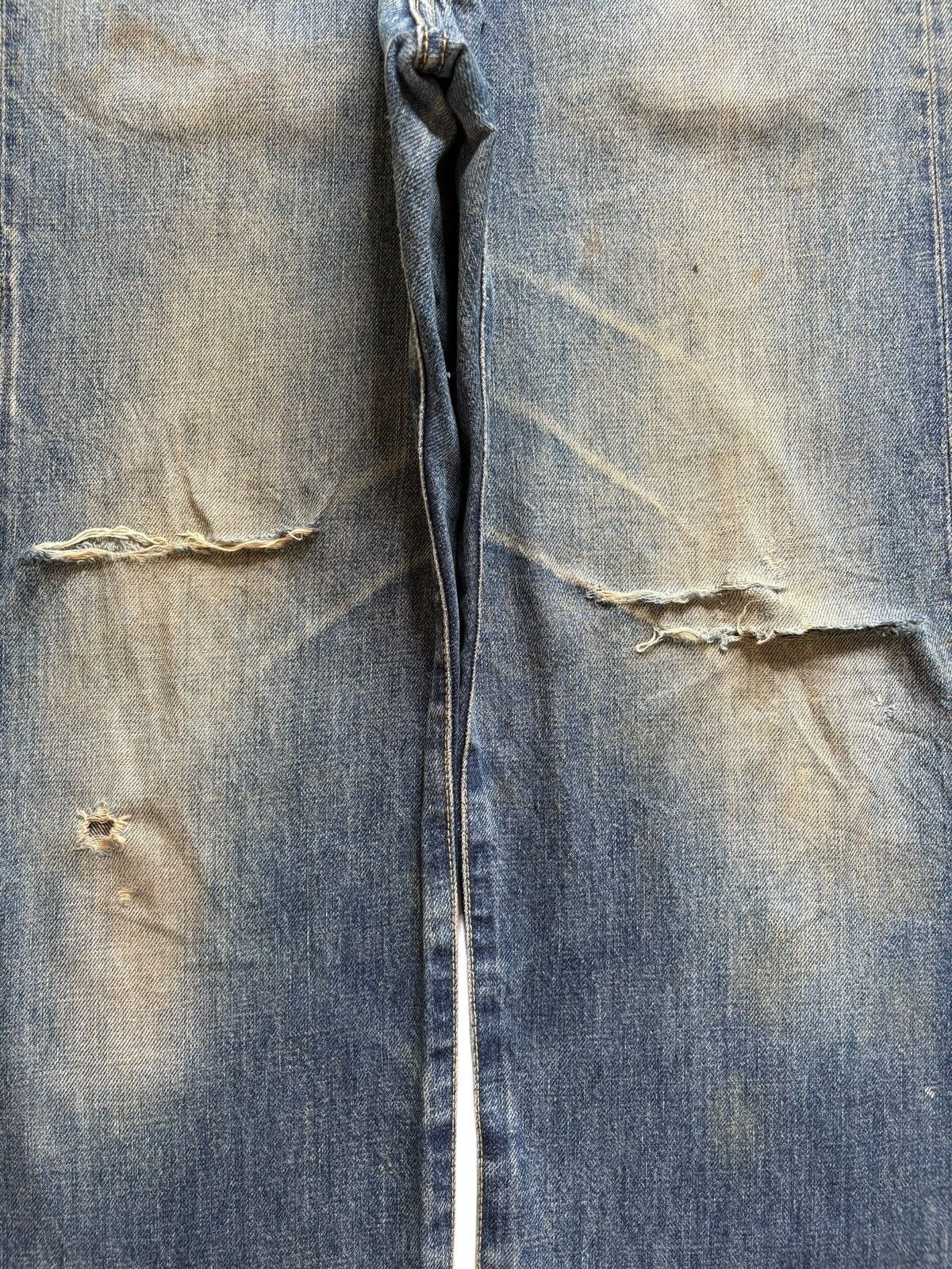 Japanese Brand Vintage Japanese Brand Selvedge Mud Wash Distress Baggy Jean Size US 32 / EU 48 - 5 Thumbnail