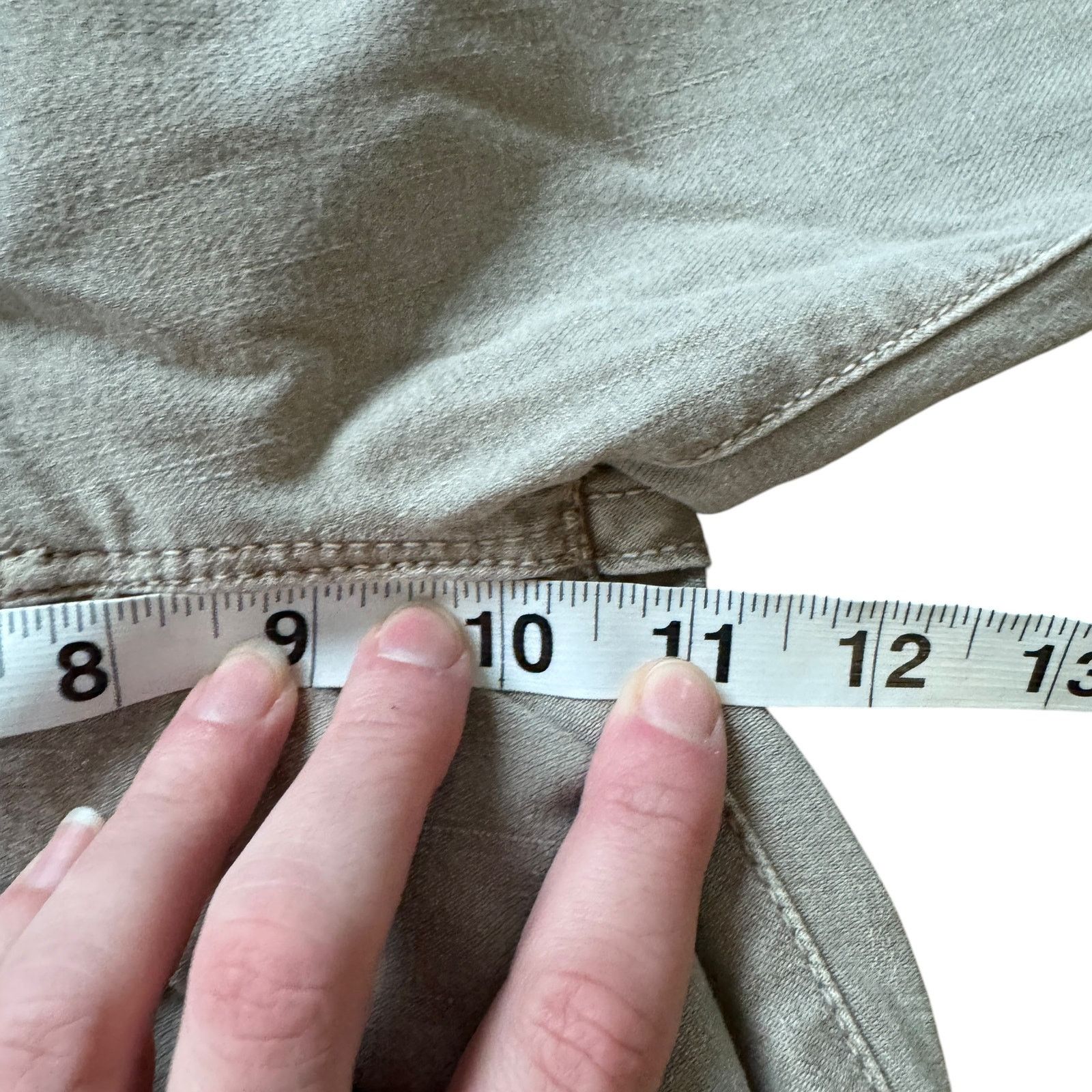 MOTHER Mother The Insider Ankle Fray Chalk It Up Size 28" / US 6 / IT 42 - 5 Thumbnail