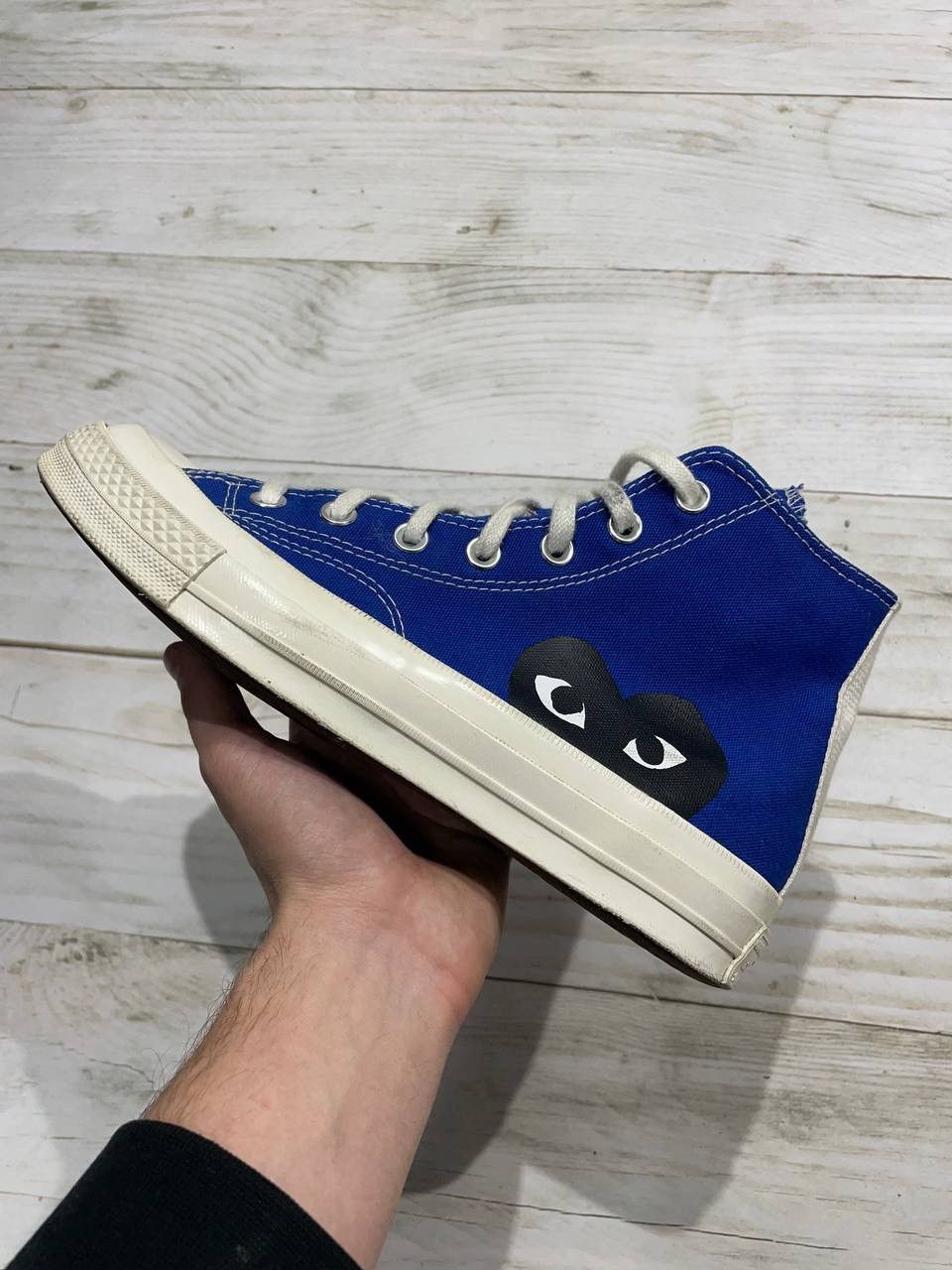 Comme des Garcons Comme Des Garçons Play x Converse High Top Sneakers Woman Size US 8 / IT 38 - 5 Thumbnail