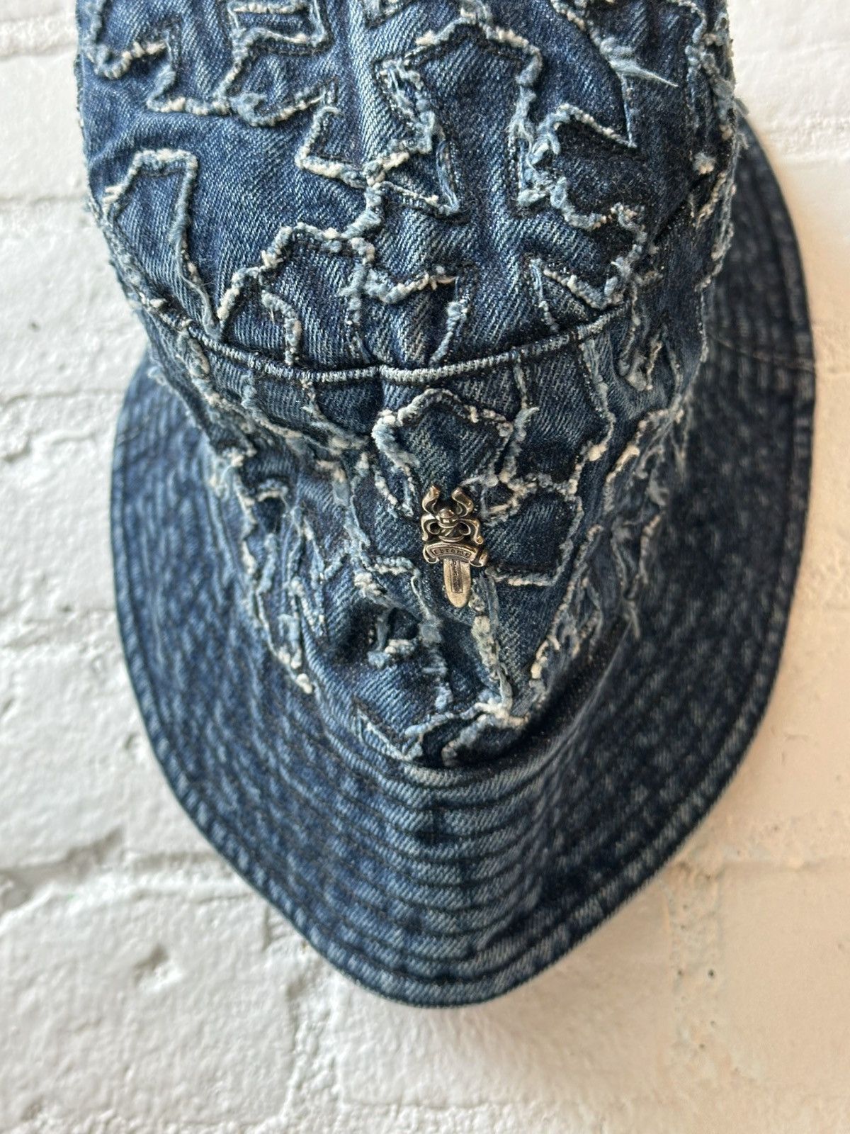 Chrome Hearts CHROME HEARTS DAGGER PATCH BUCKET HAT Size ONE SIZE - 2 Thumbnail