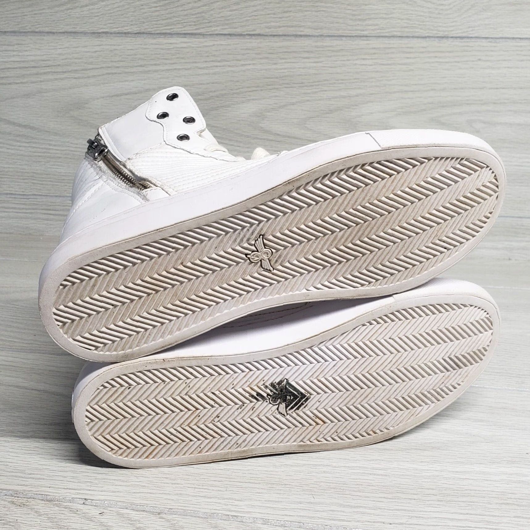 Vintage Creative Recreation Adonis High Top Zip Up Sneakers White Grey Men's Size 8 Size US M / EU 48-50 / 2 - 5 Thumbnail
