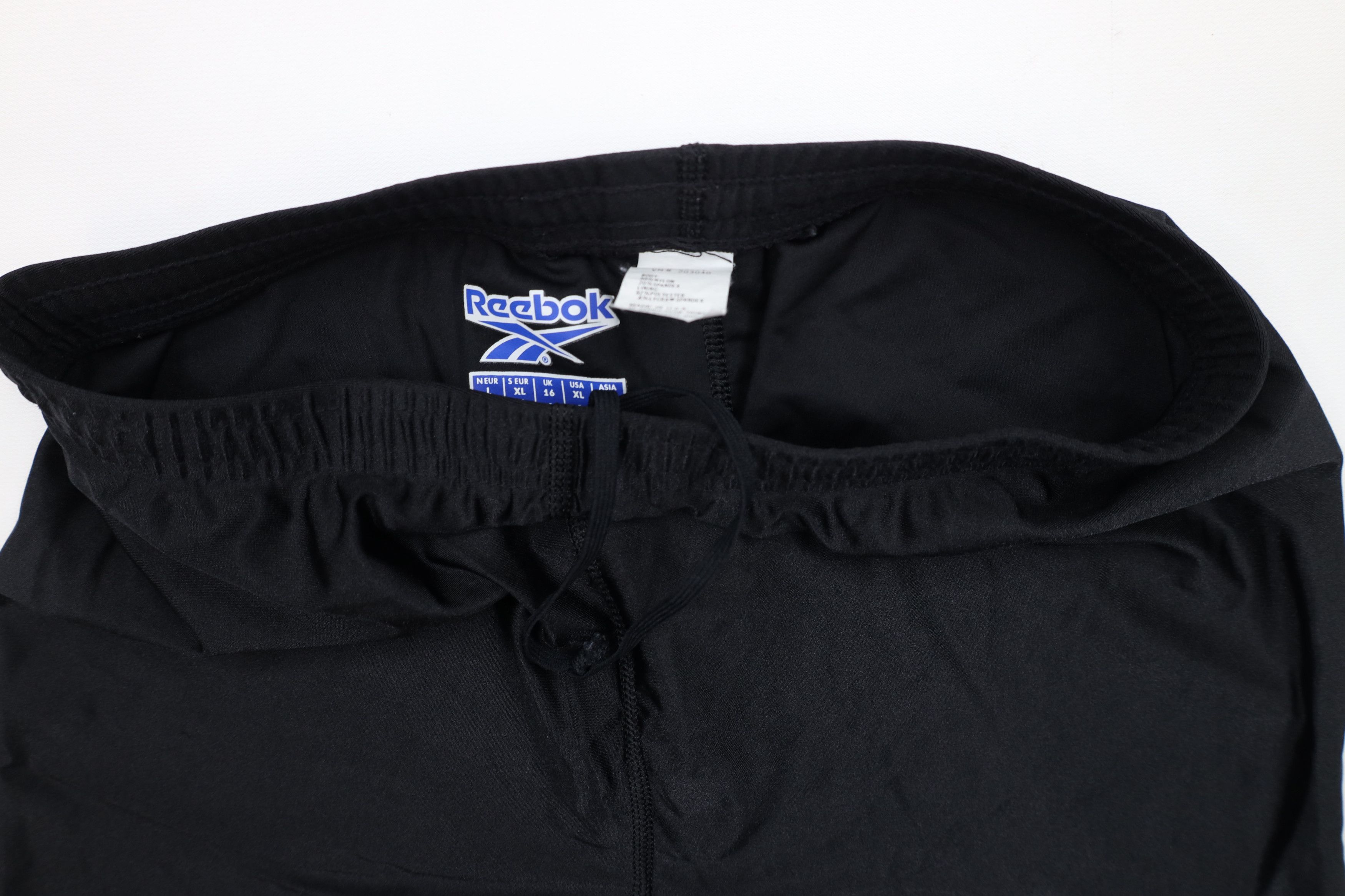 Reebok × Vintage Vintage 90s Reebok Running Jogging Spandex Pants Black USA Size 26" / US 2 / IT 38 - 7 Thumbnail