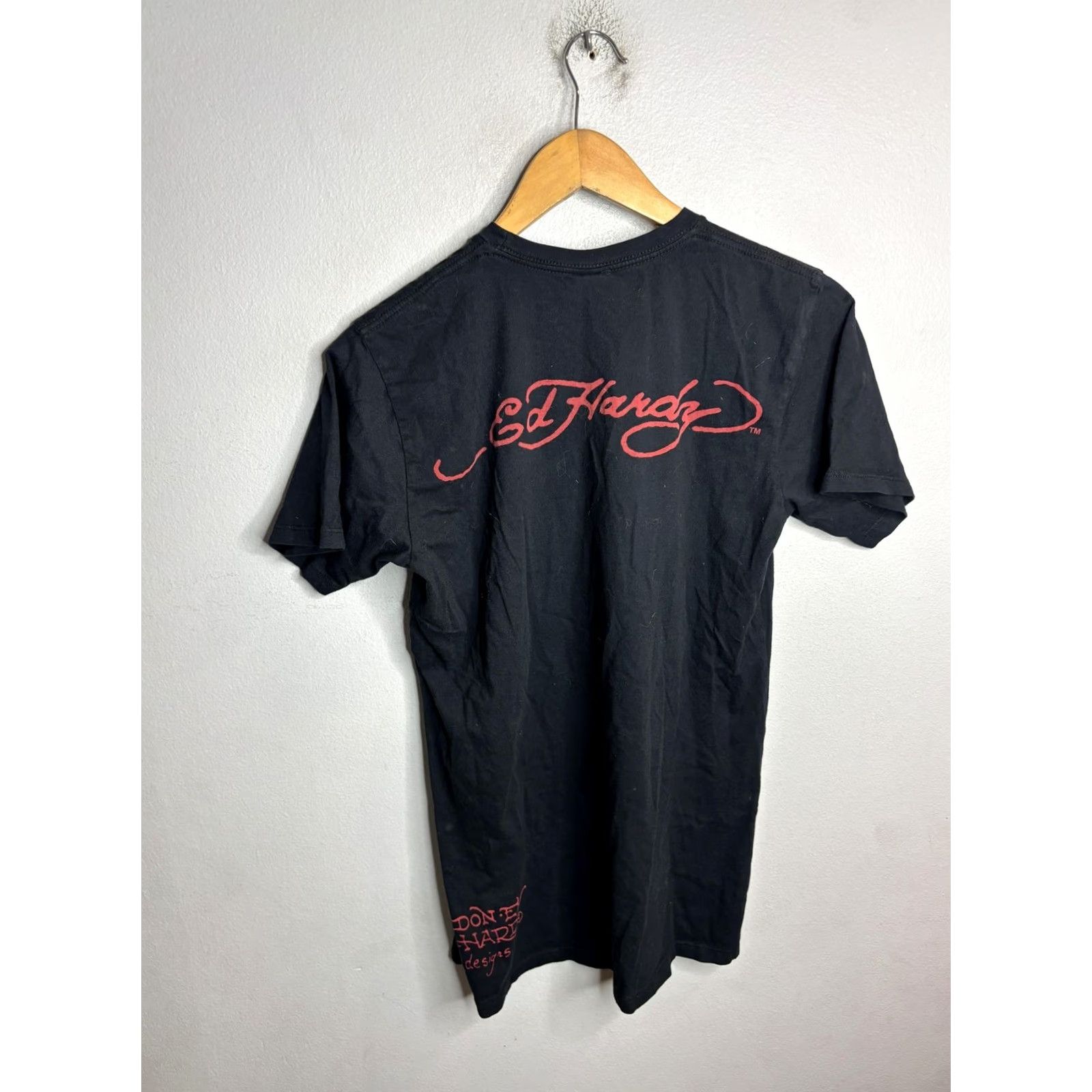 Ed Hardy Ed Hardy Shirt Mens Small Black No Regrets Skull Tattoo Graphic Tee T-Shirt Size US S / EU 44-46 / 1 - 4 Thumbnail