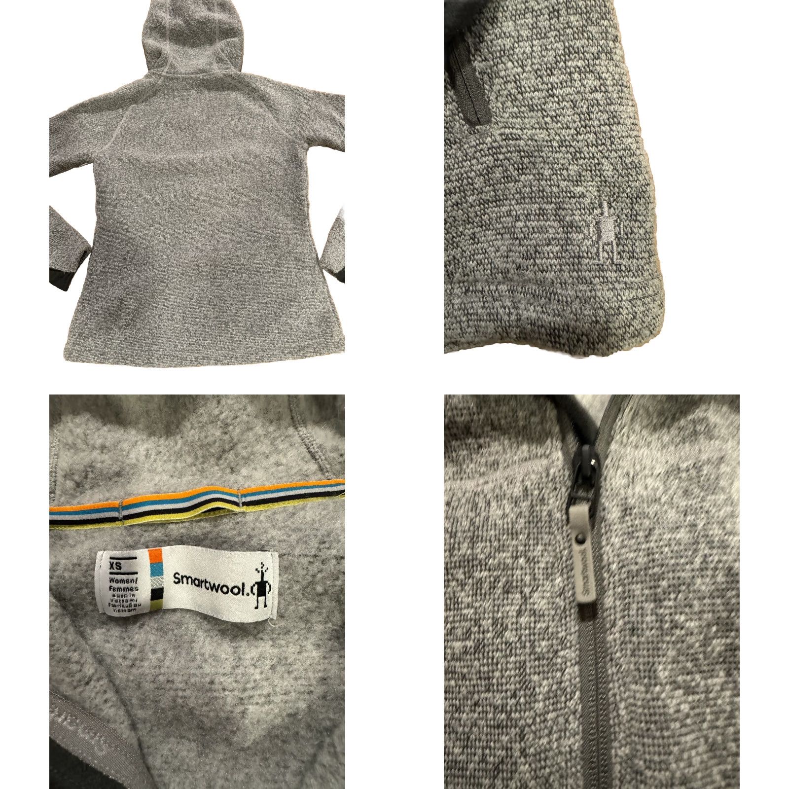Smartwool Smartwool Women's Hudson Trail Full Zip Fleece Sweater Jacket XS Wool Hoody Jacket Size XS / US 0-2 / IT 36-38 - 8 Thumbnail