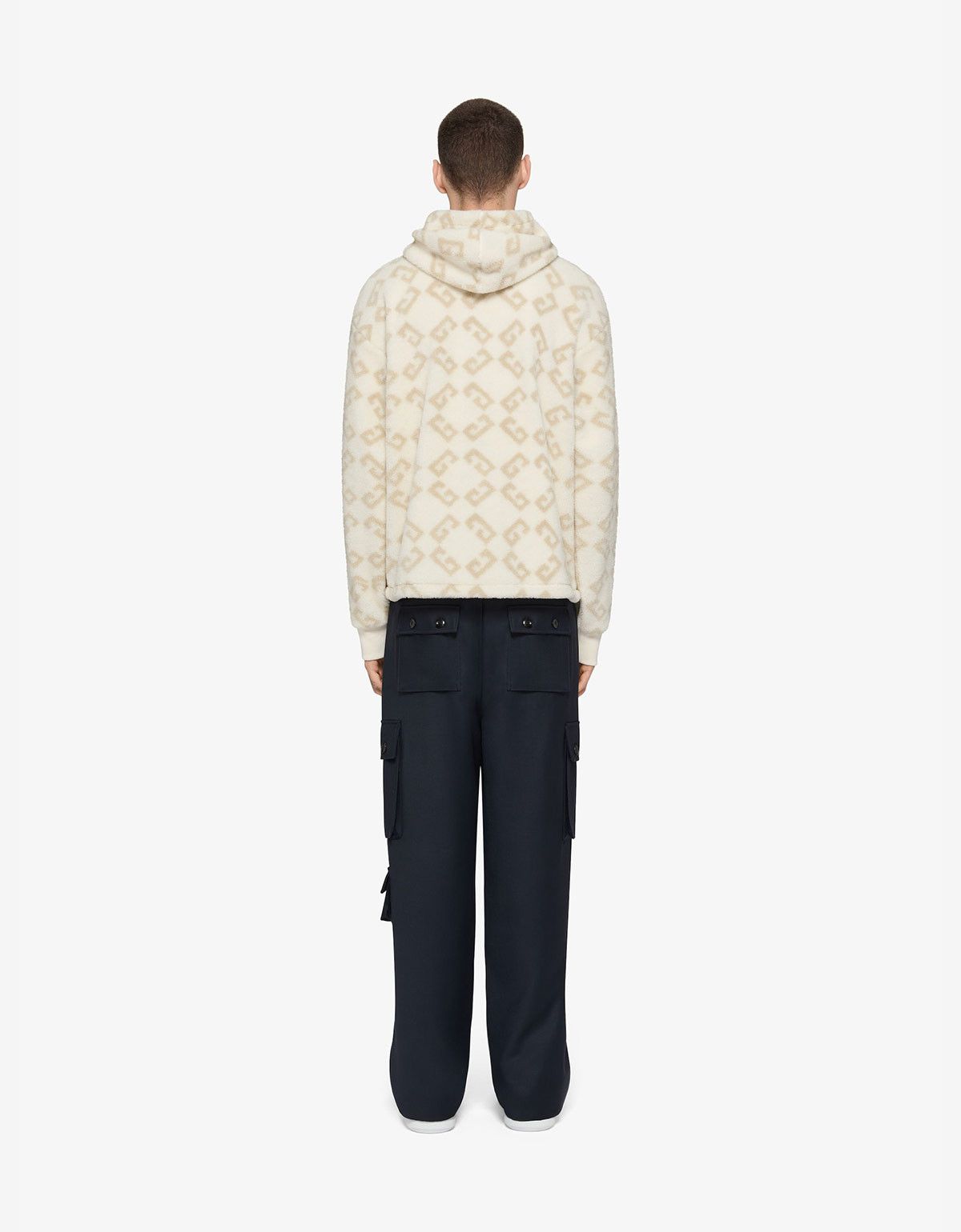 Givenchy Givenchy Natural Monogram 72 Jacquard Hoodie Size US M / EU 48-50 / 2 - 3 Thumbnail