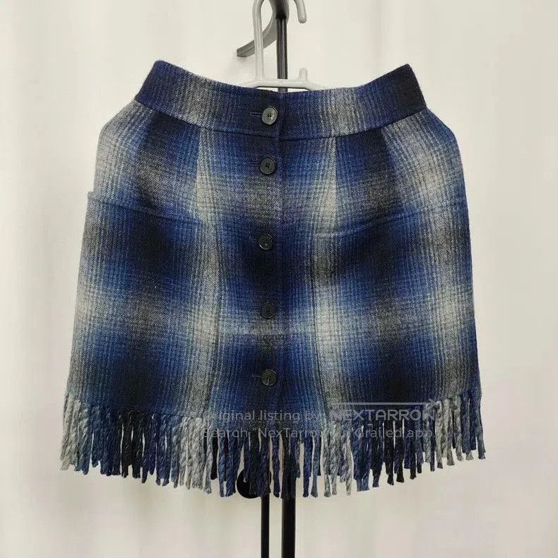 Dior Dior Wool Plaid Mini Skirt. Size US 34 / EU 50 - 1 Thumbnail