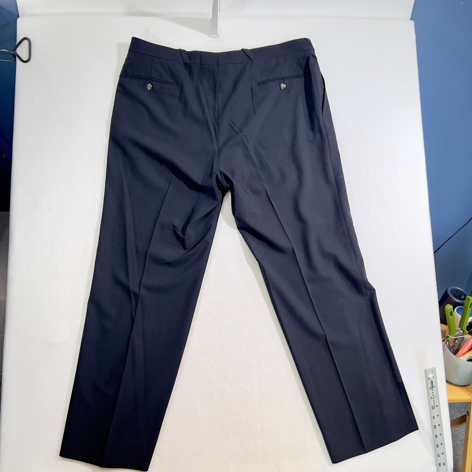 Thierry Mugler Dress Pants Thierry Mugler Paris Men's W39 x L31.5 Blue Size US 39 - 11 Thumbnail