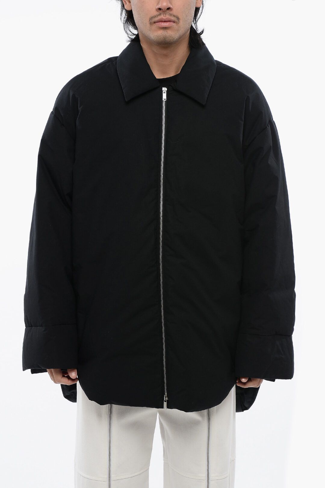 og1mm0625 Zip Closure Down Jacket in Black