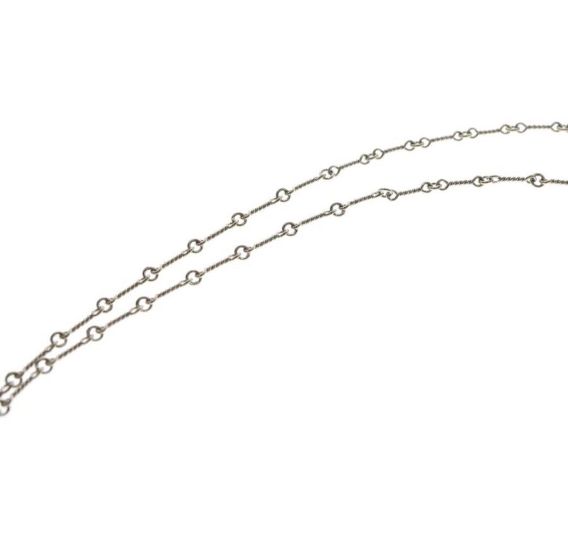 Chrome Hearts Chrome Hearts 18K White Gold Twist Chain Necklace Size ONE SIZE - 4 Thumbnail
