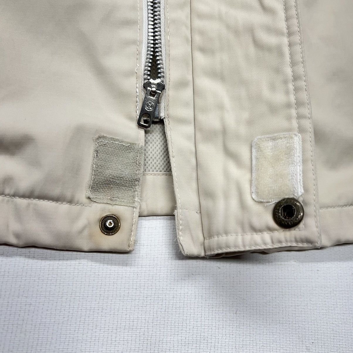 Fila × Vintage VTG Fila Jacket Beige Full Zip Pocket Hooded Coat Retro Size US XL / EU 56 / 4 - 10 Thumbnail