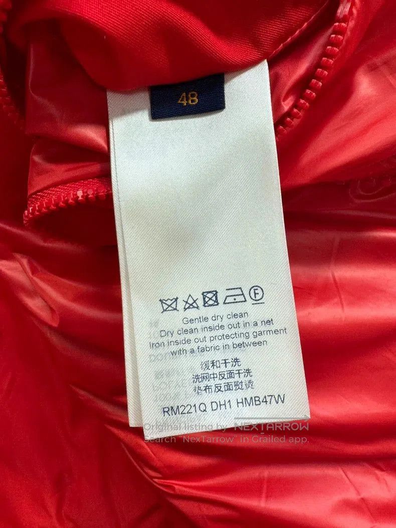 Louis Vuitton Louis Vuitton Red Quilted Down Jacket. Size US L / EU 52-54 / 3 - 6 Thumbnail