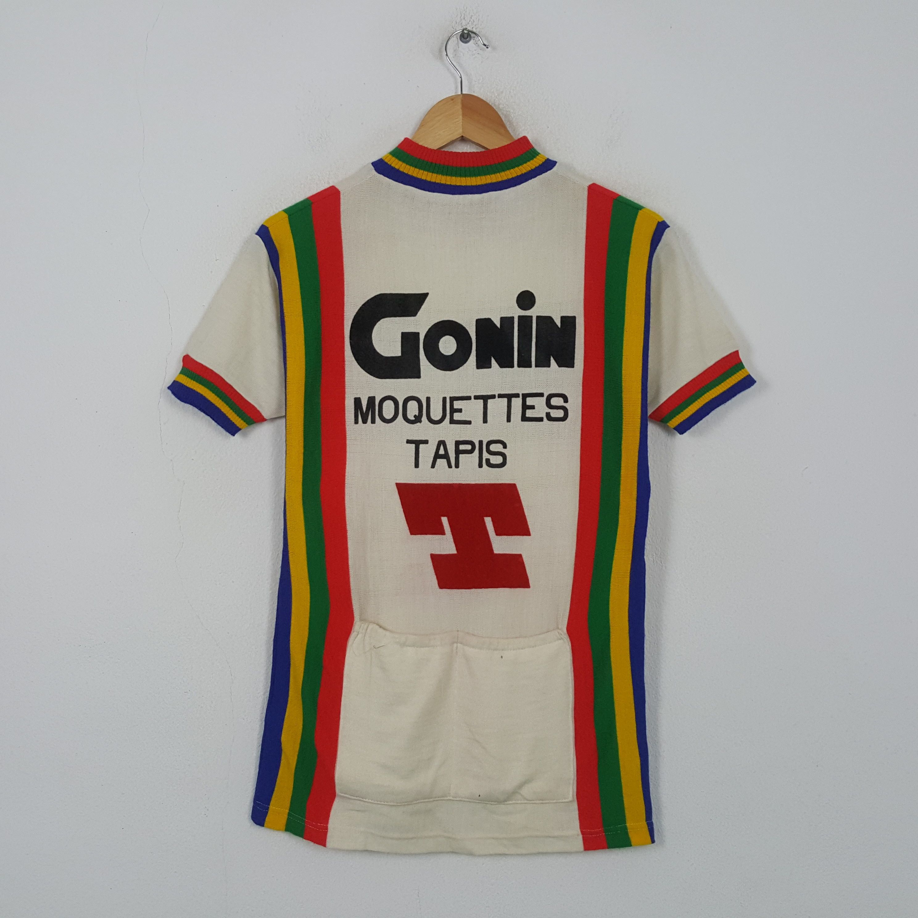Vintage Vintage Gonin Moquettes Tapis T Cycling Jersey RR6 Size US XS / EU 42 / 0 - 3 Thumbnail