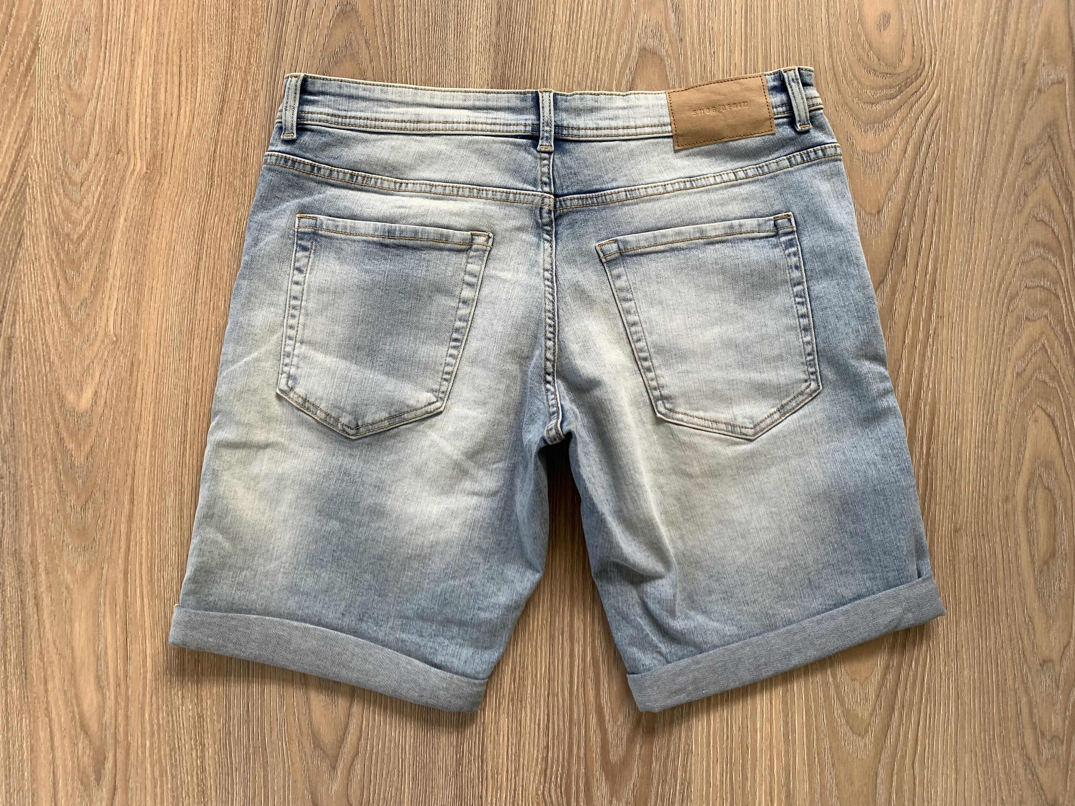 Other Mens New Smog Light Blue Distressed Denim Shorts Size US 34 / EU 50 - 3 Thumbnail