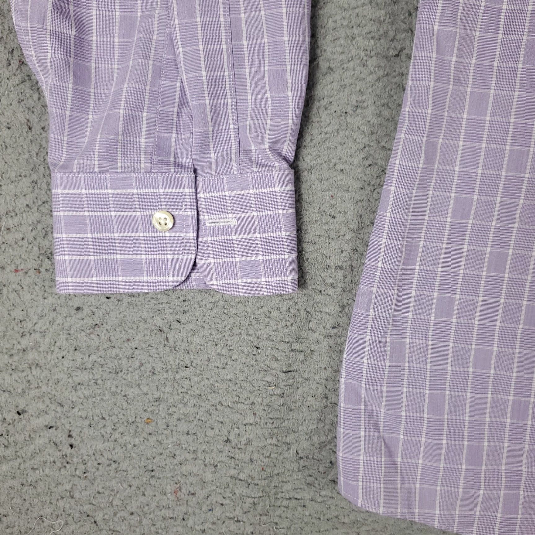 Brooks Brothers VINTAGE Brooks Brothers Dress Shirt Mens Size 16 Long Sleeve Purple Plaid Casual Business Formal Size 42R - 3 Thumbnail