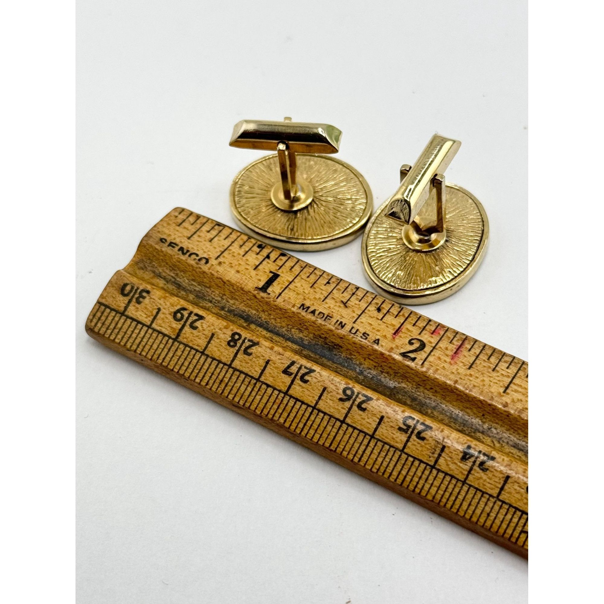 Vintage Vintage Abalone Shell Unisex Cufflinks Size ONE SIZE - 5 Thumbnail